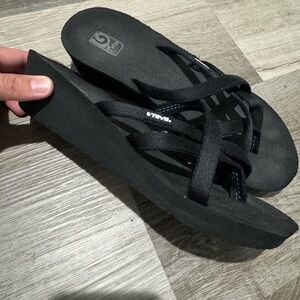 Teva Women's Black Strappy Sandals